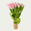 Букет із 25 рожевих тюльпанів "Ніжно"