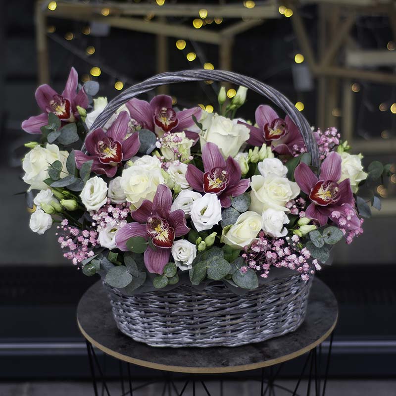 Flower Basket “Marshmallow”