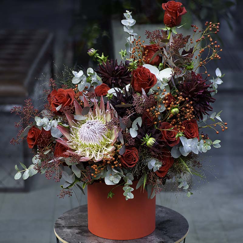 Floral top hat "Shades of Love"