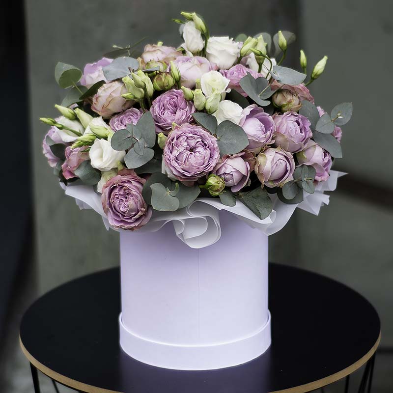 Flower Cylinder “Lavender Sky”