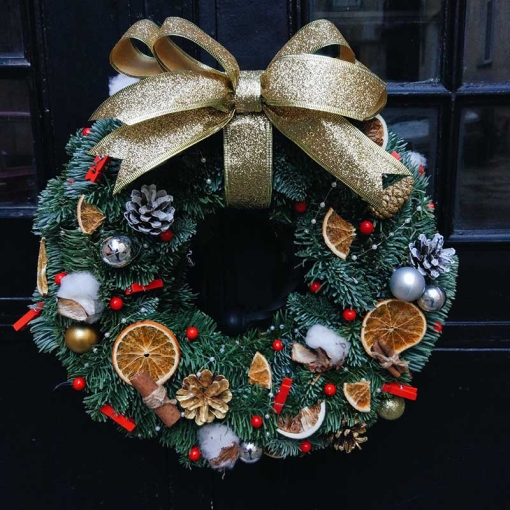 Різдвяний віночок "Цитрусові нотки"