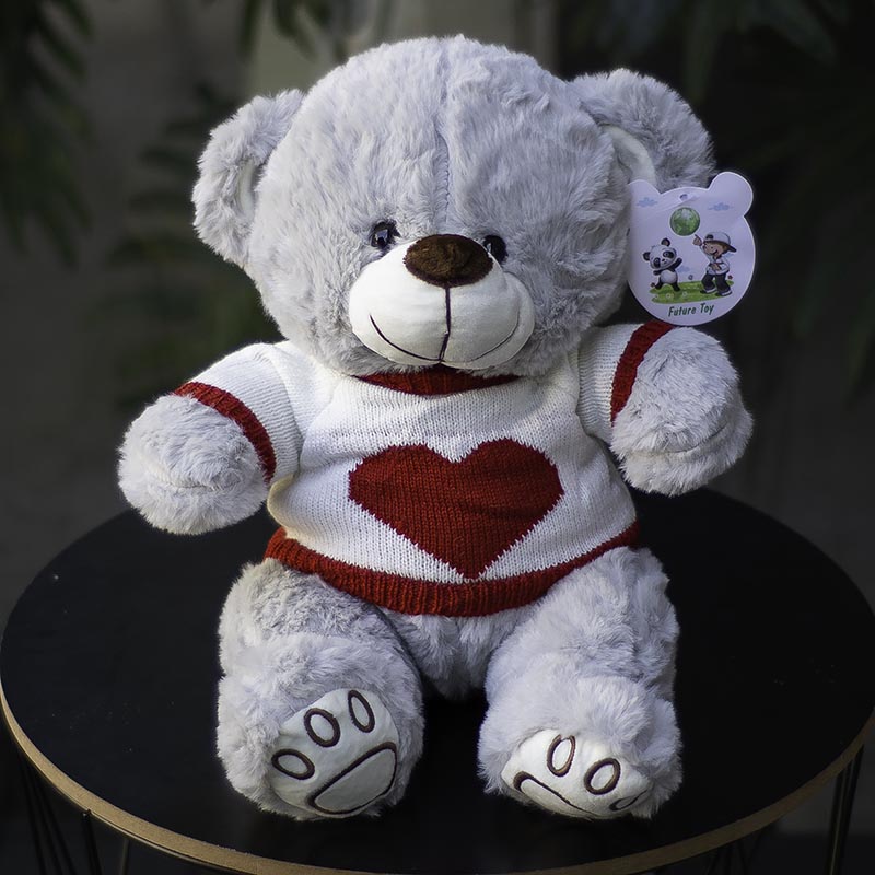 Ведмедик Тедді середній (сірий)