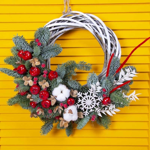 Різдвяний віночок " Святковий настрій"