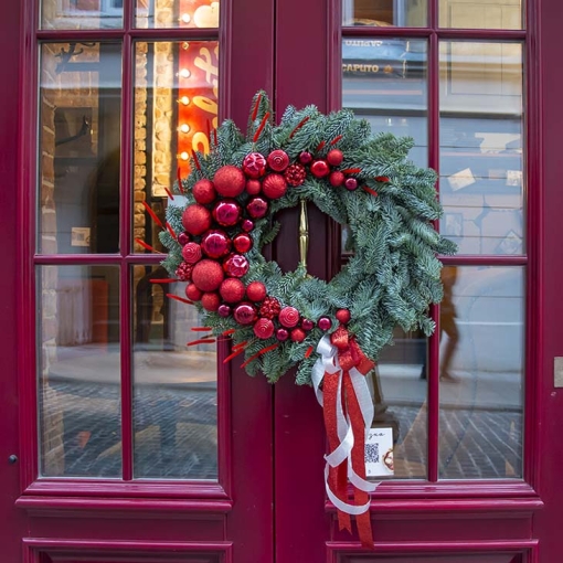 Різдвяний віночок “Різдвяний ліхтарик”