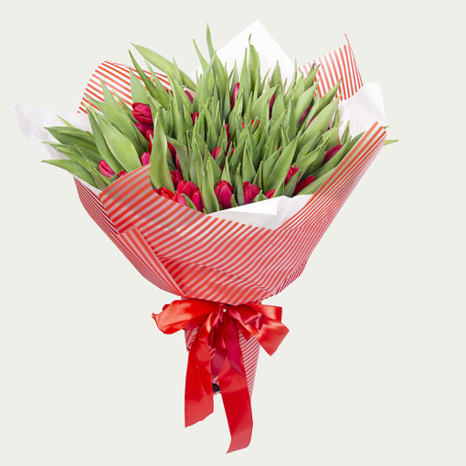 Букет із 101 тюльпанів "Від душі..."