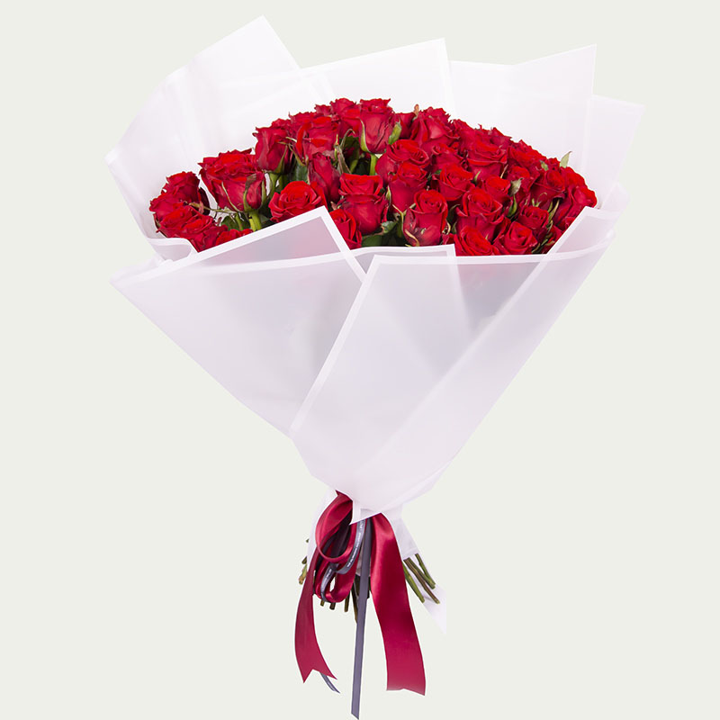 Охапка із 51 троянд Гран Прі "Від щирого серця..."