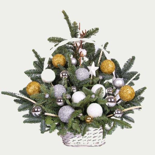 Композиція в кошику "Зимова ніч"