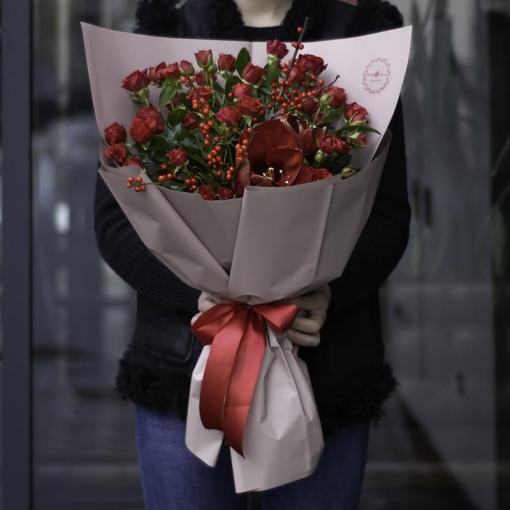 Букет "Різдвяний вогник"