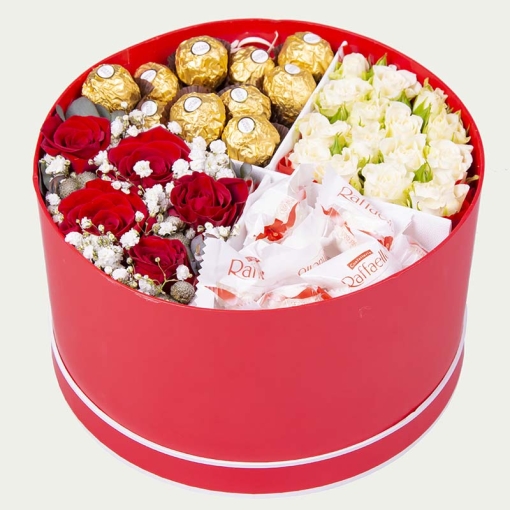 Квітковий циліндр "Спокуса"