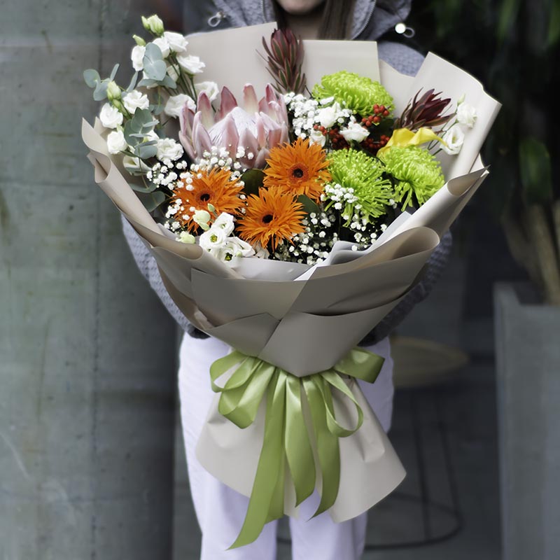 Букет "Кольоровий вальс"