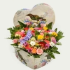Декоративна коробка квітів "Над квітковим полем"