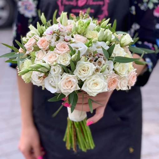 Весільний букет "Пастельні мотиви"