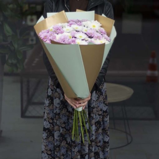 Букет "Ромашковий тандем"