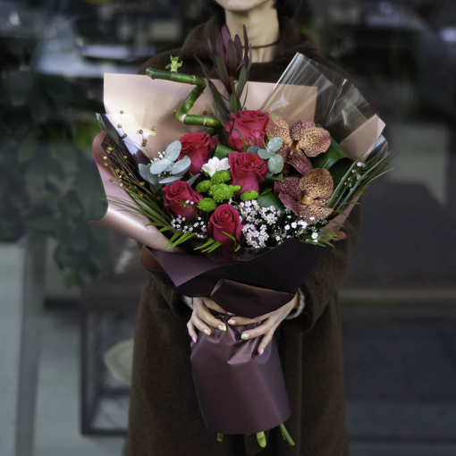 Доставка квітів Львів, Букет "На крилах романтики"