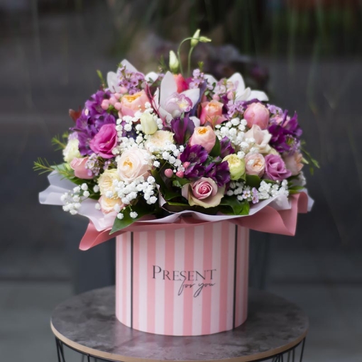 Квітковий цилінд "Каприз"