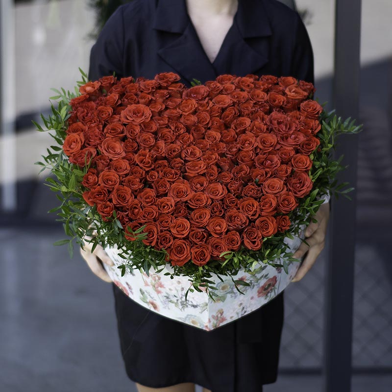 Flower box "I love you"